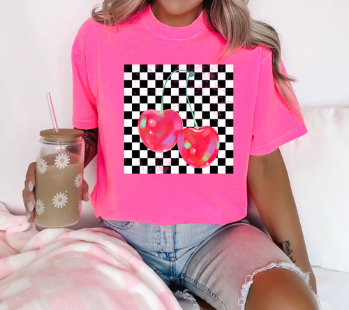 Load image 1 in gallery view. Checkered Distressed Cherries