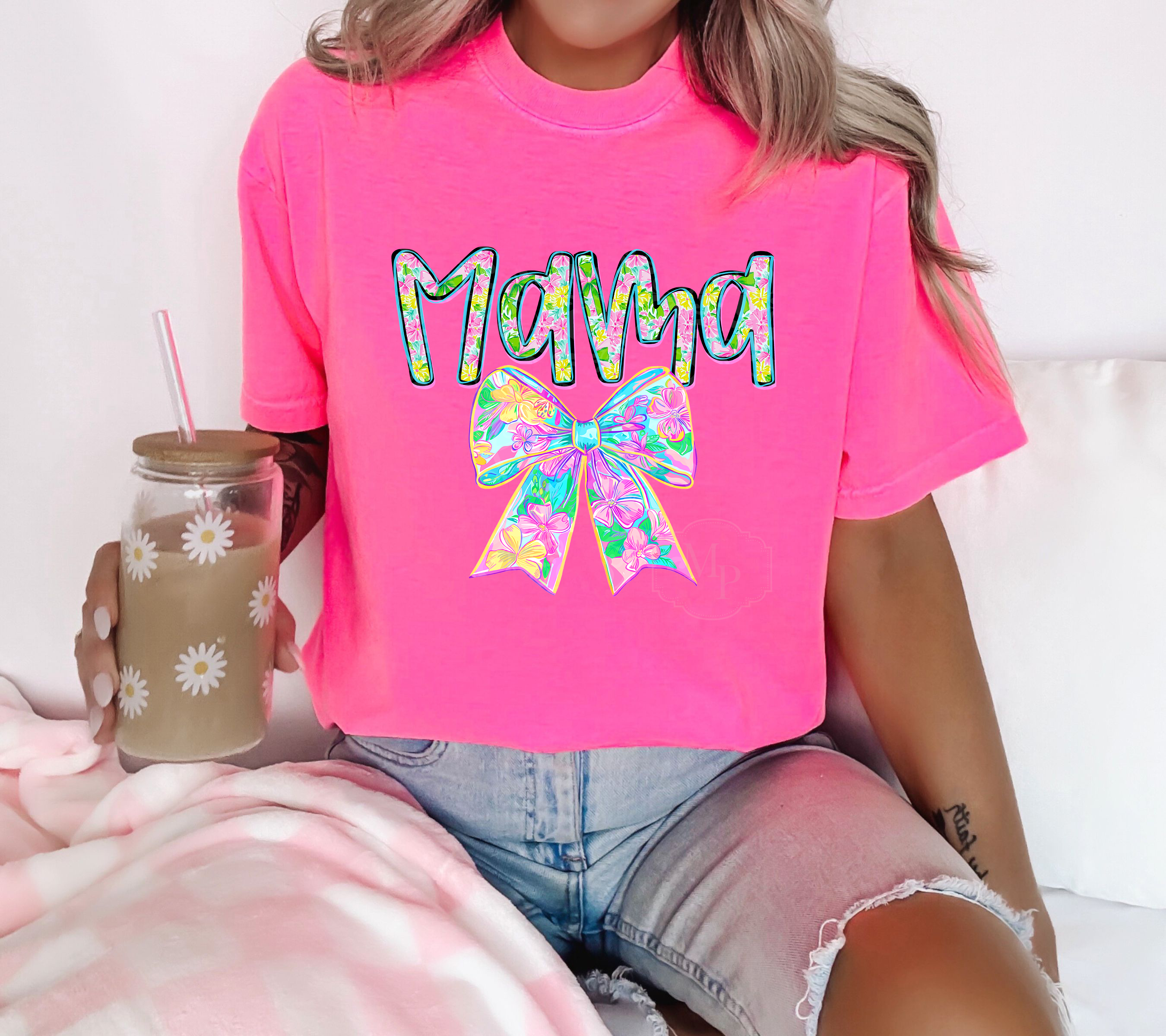 Preppy Mama with Bow