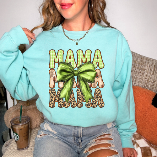 Load image 1 in gallery view. Mama Green and Leopard