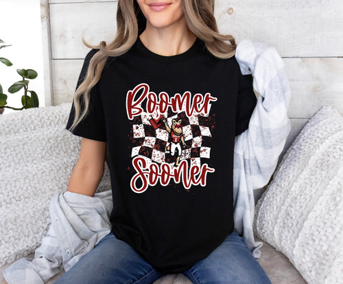 Load image 1 in gallery view. Checkered Sooner