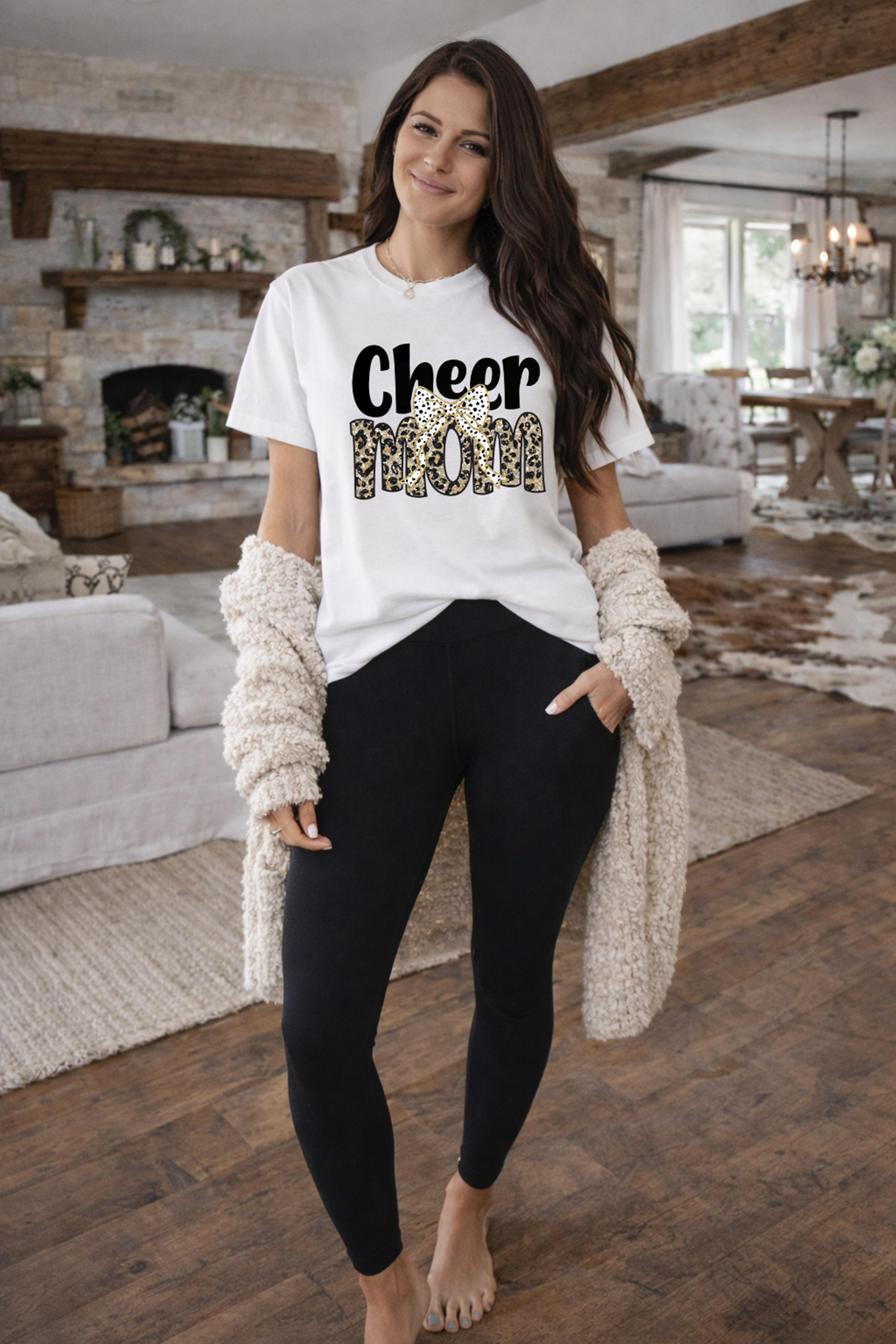 Cheer Mom Leopard