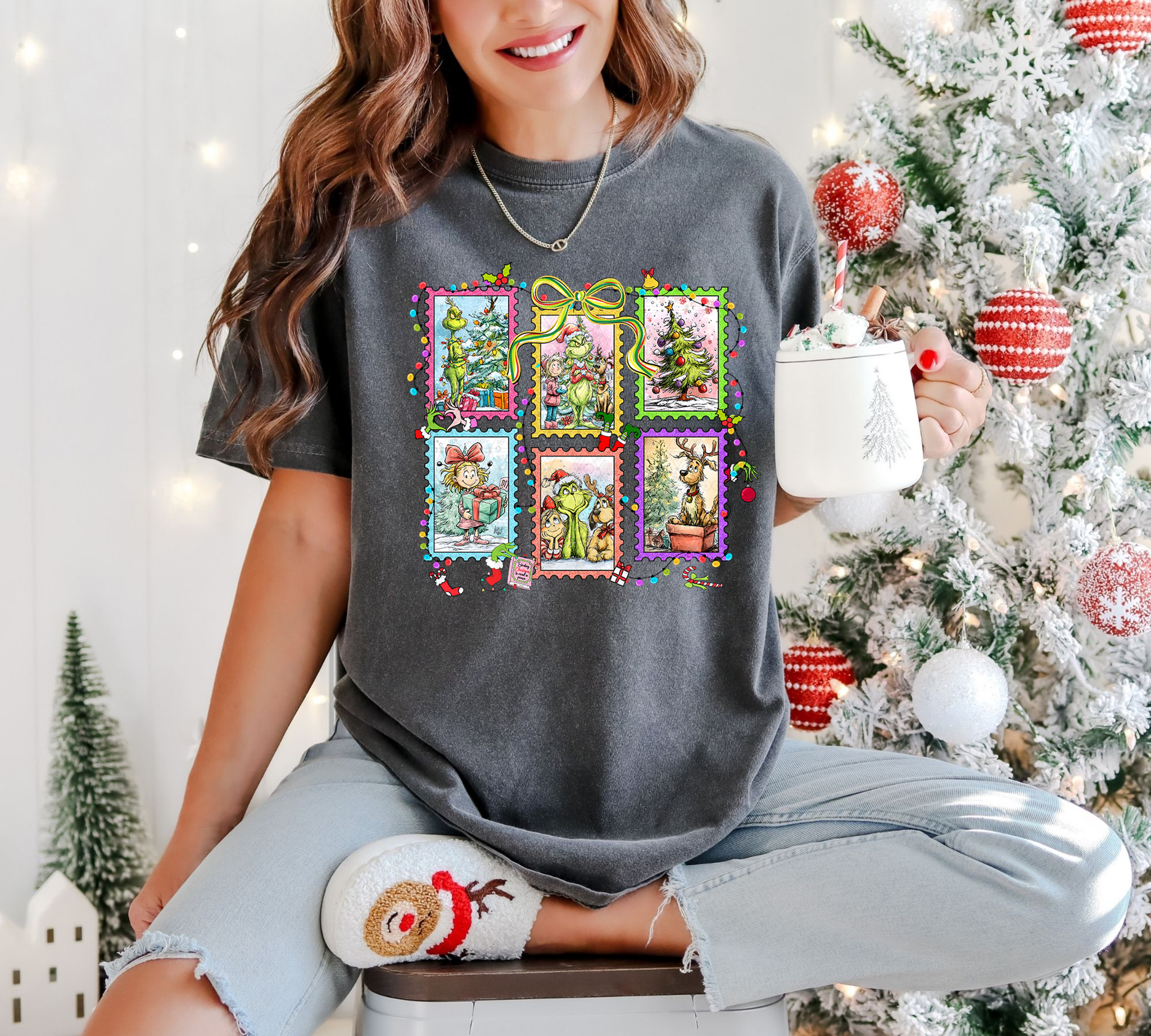 Cute Bright Christmas Stamps