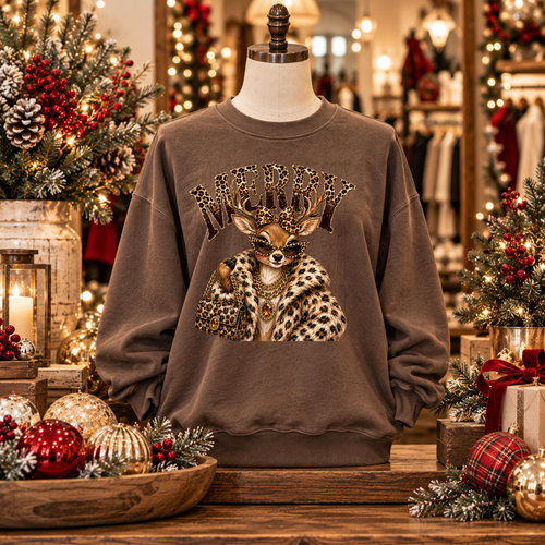 Load image 1 in gallery view. Blessed Boujee Reindeer