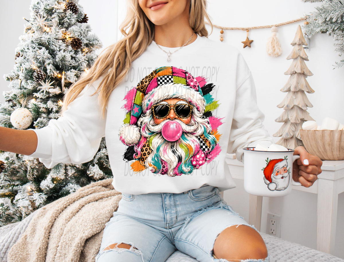 Cool Brushstroke Santa