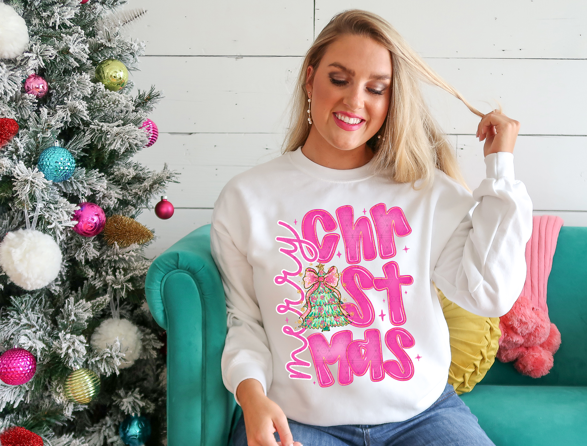 Bright Doodle Merry Christmas