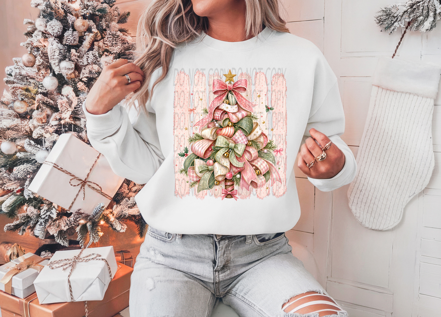Pink Ribbon Christmas Tree