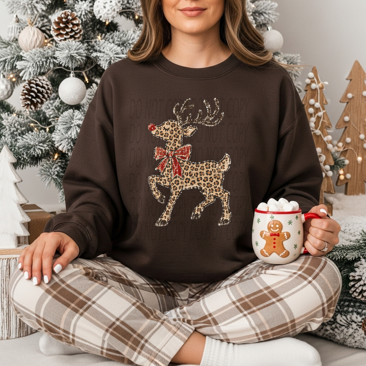 Leopard Distressed Reindeer