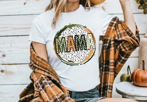 Load image 1 in gallery view. Fall Circle Mama