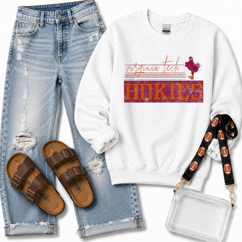 Load image 1 in gallery view. Preppy Distressed Mascot