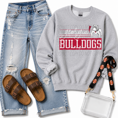 Load image 1 in gallery view. Preppy Distressed Mascot