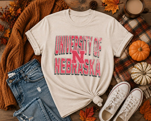 Load image 1 in gallery view. Classic Distressed University