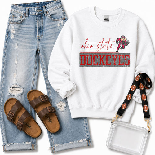 Load image 1 in gallery view. Preppy Distressed Mascot