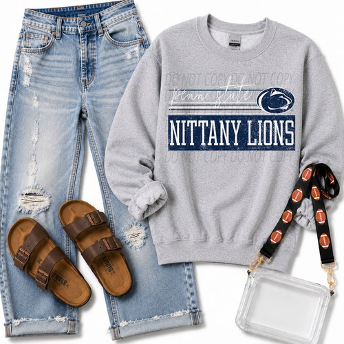 Load image 1 in gallery view. Preppy Distressed Mascot