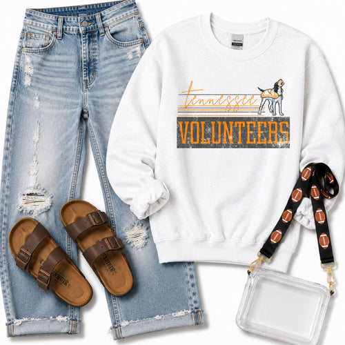 Load image 1 in gallery view. Preppy Distressed Mascot