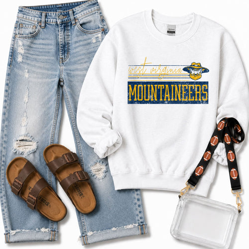 Load image 1 in gallery view. Preppy Distressed Mascot