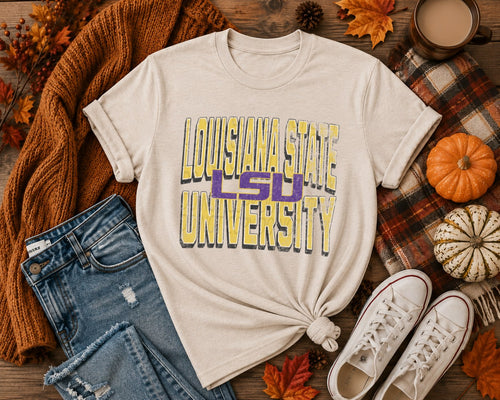 Load image 1 in gallery view. Classic Distressed University