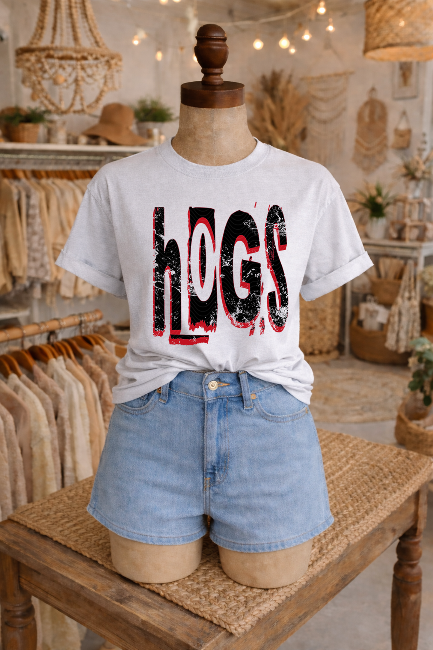 Funky Distressed Hogs