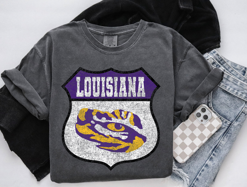 Load image 1 in gallery view. Road Sign Louisiana
