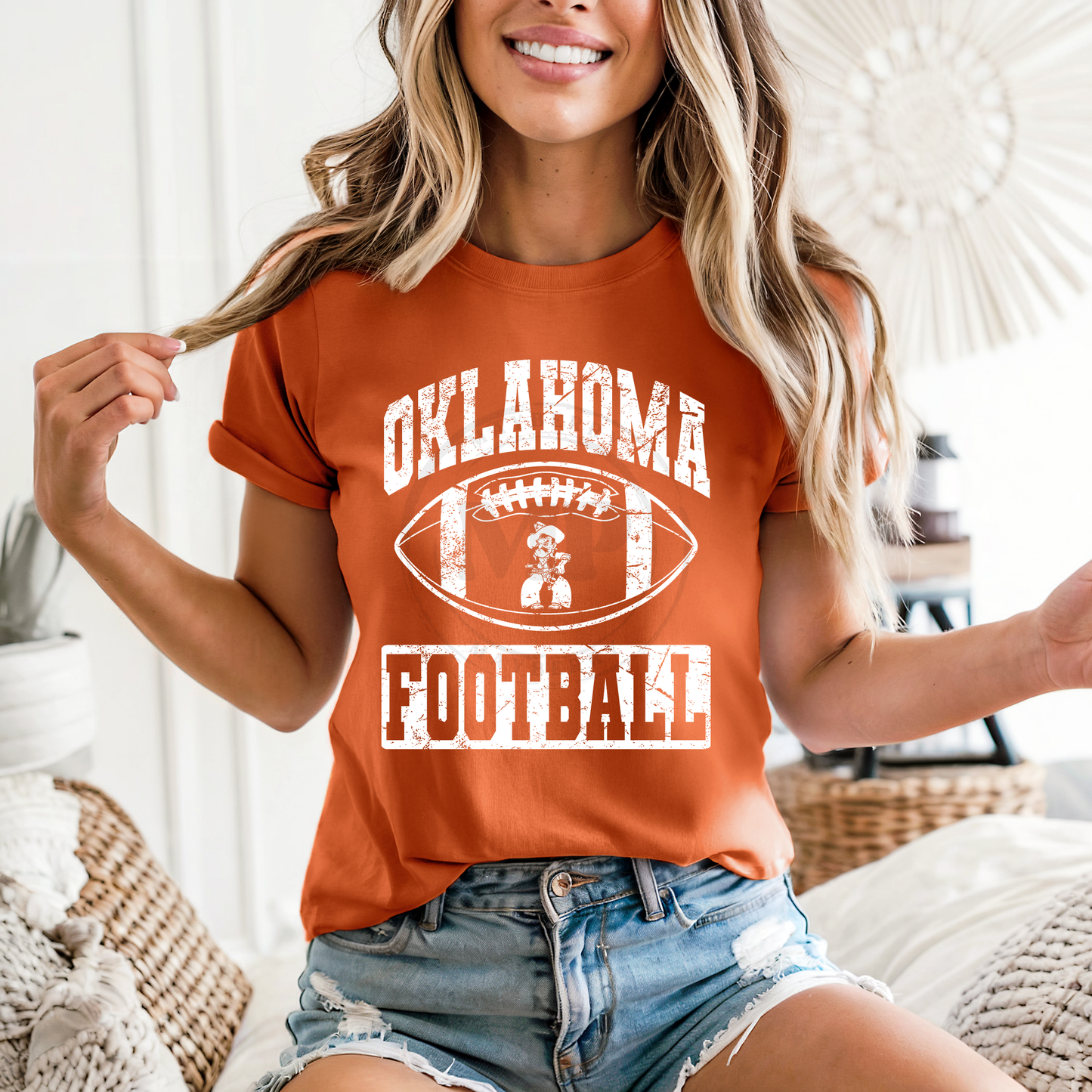 Distressed Oklahoma Football OSU