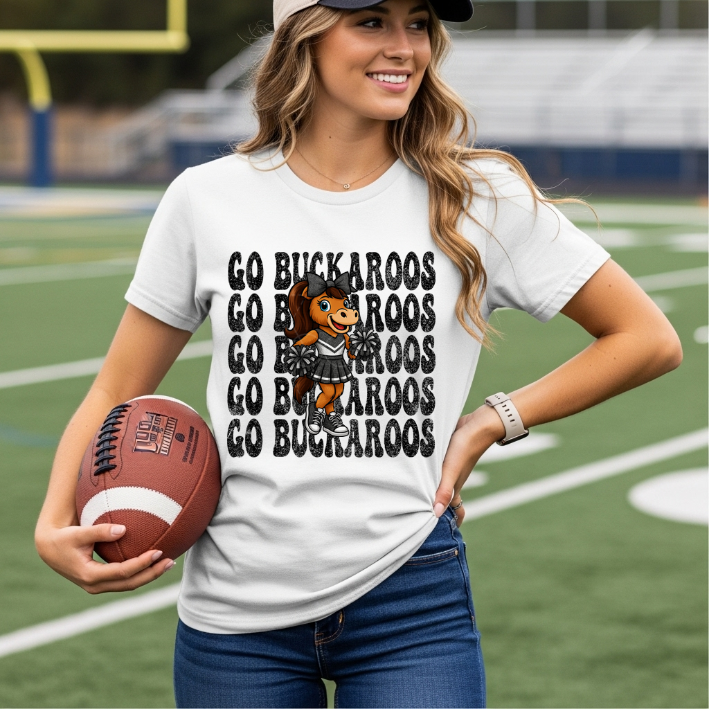 Go Buckaroos Cheerleader