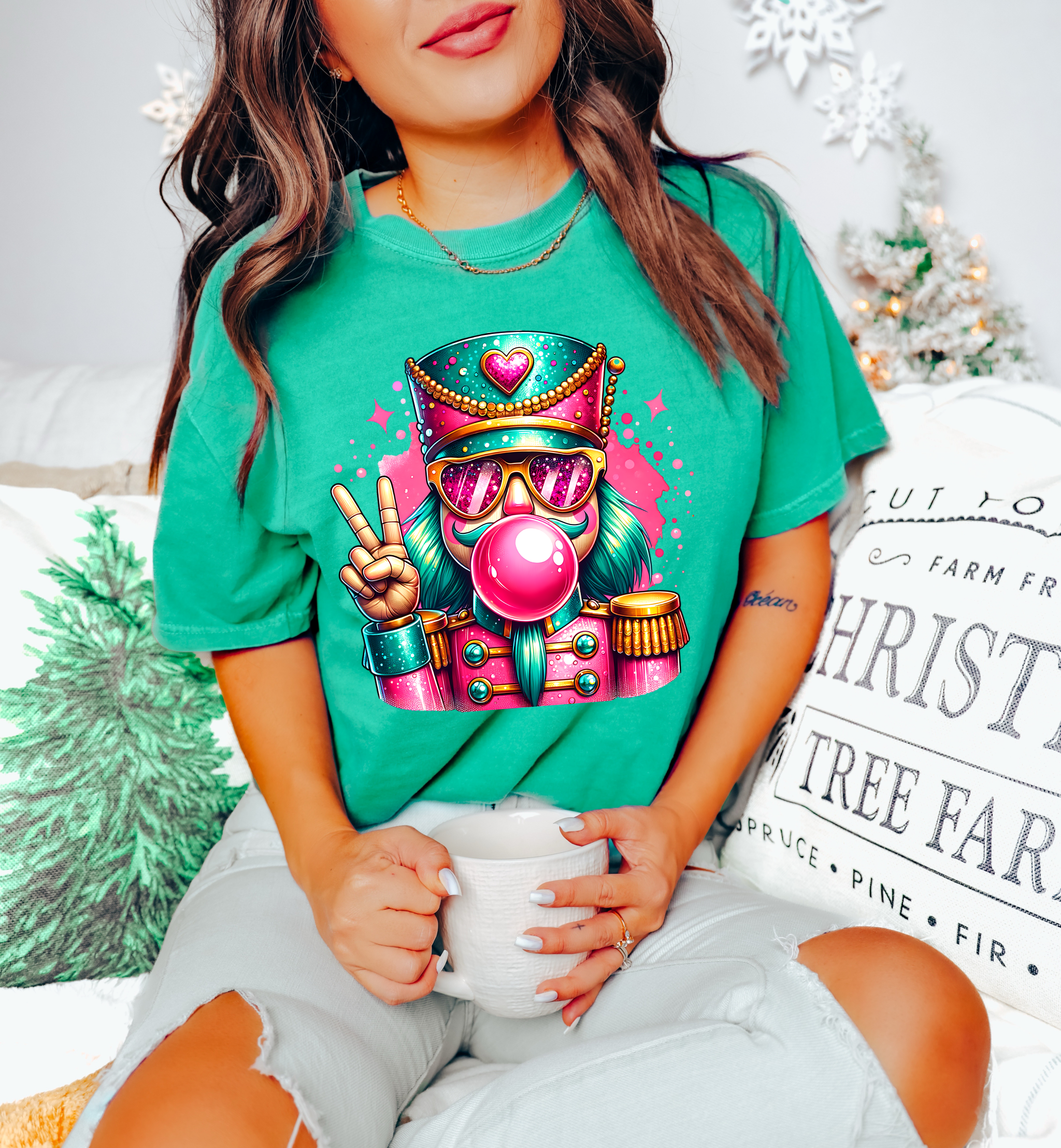 Neon Bubble Gum Nutcracker
