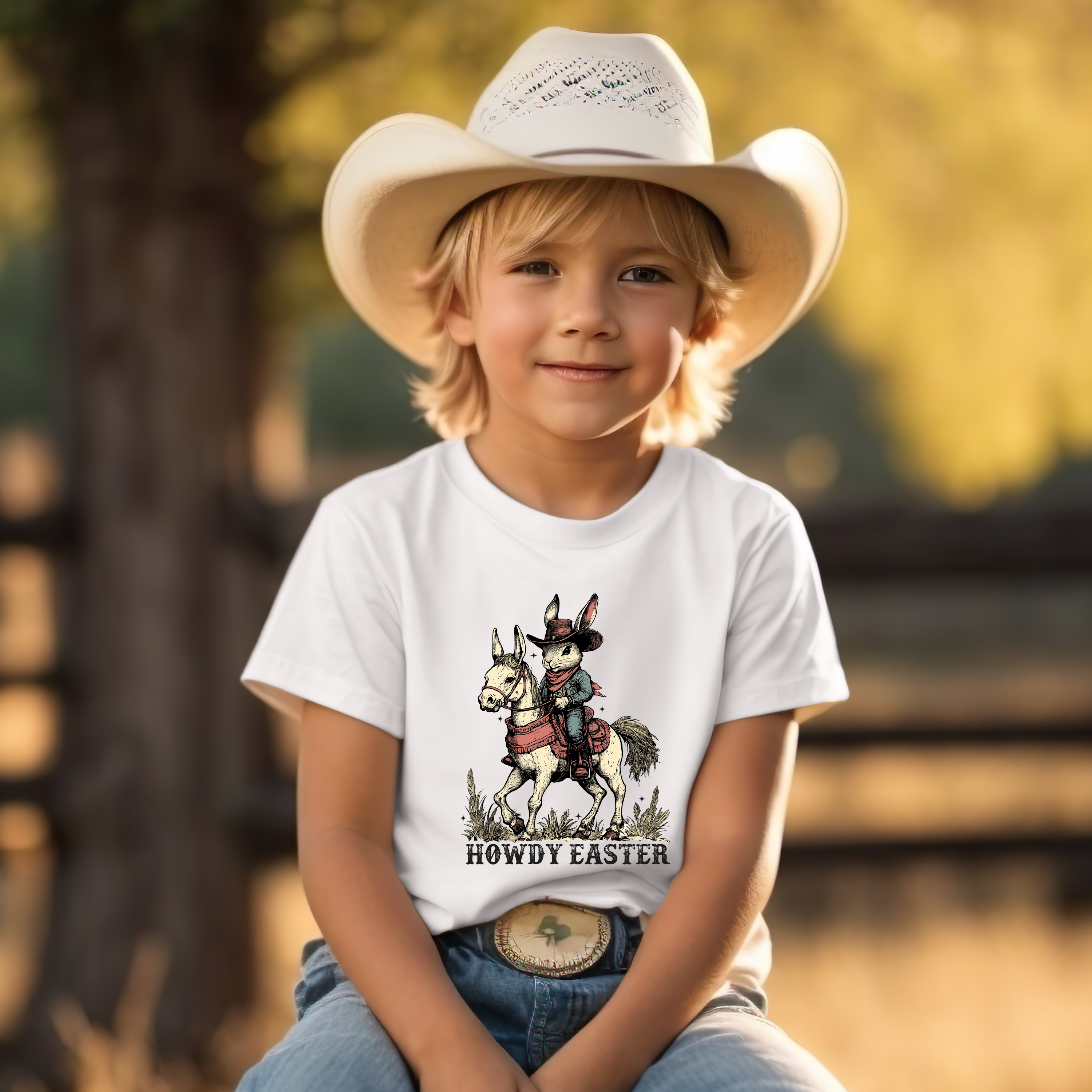 Cowboy Easter Bunny