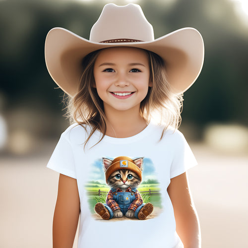 Load image 1 in gallery view. Cute Farmer Kitten