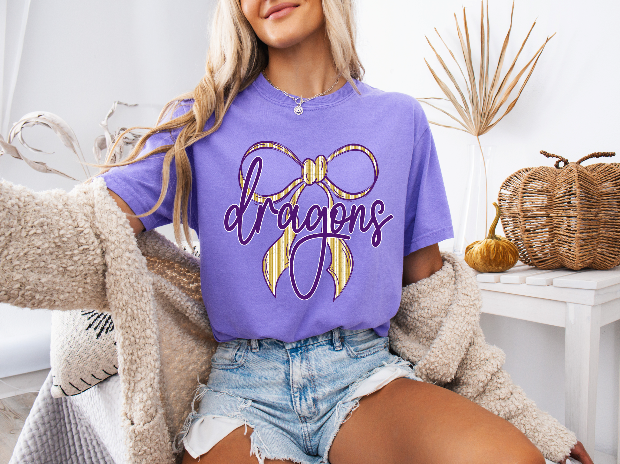 Preppy Bow Dragons
