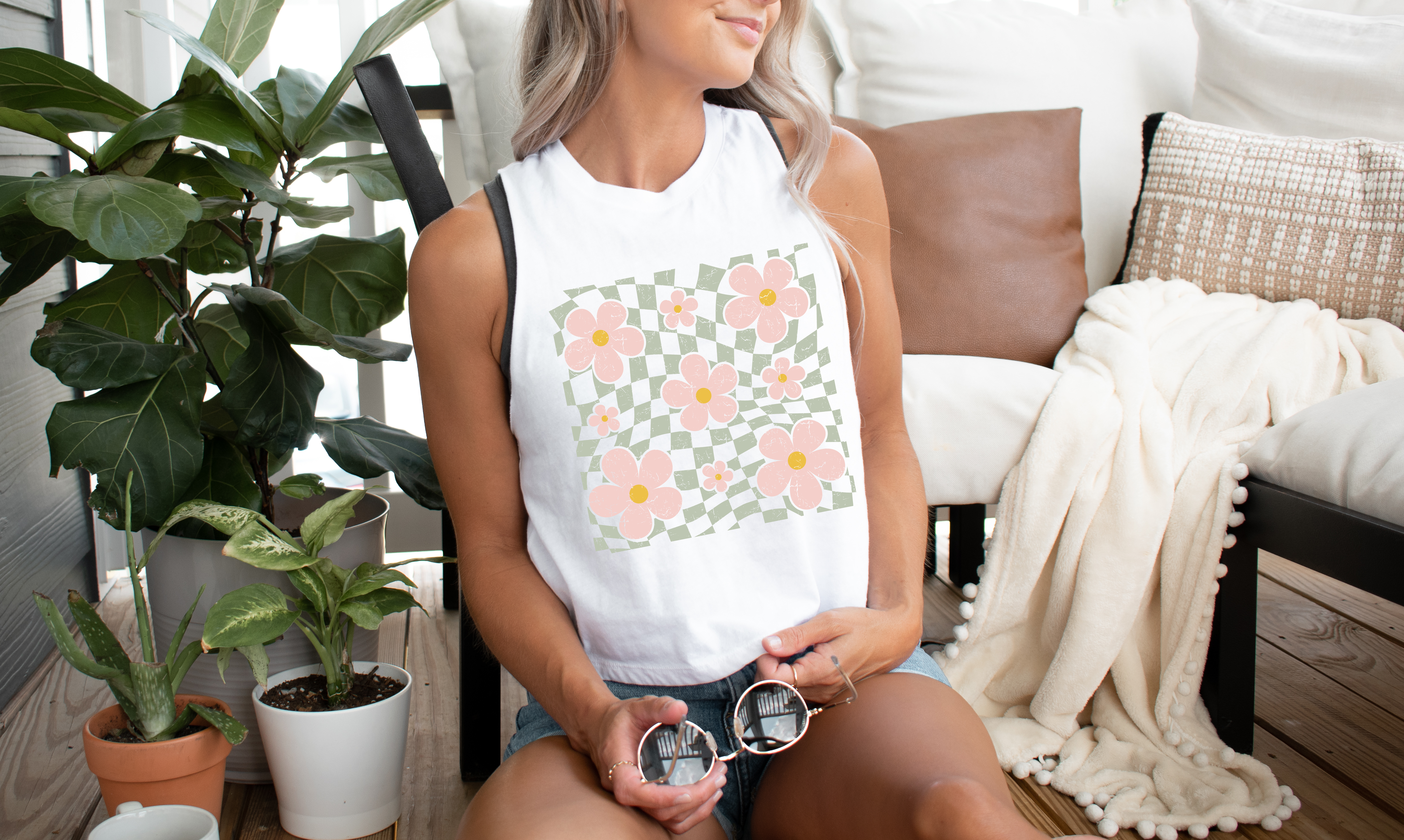 Retro Checkered Spring