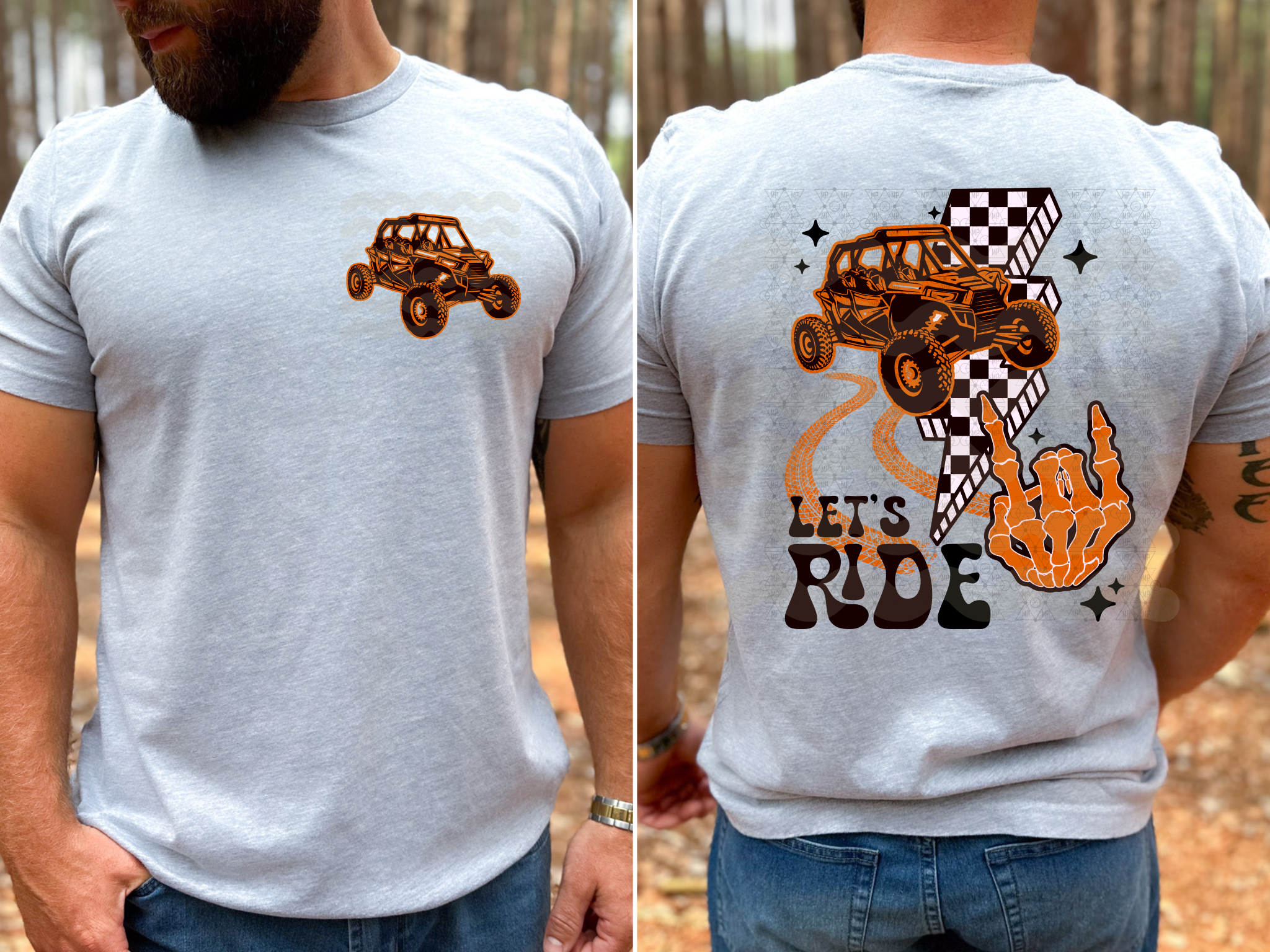 Orange Let's Ride