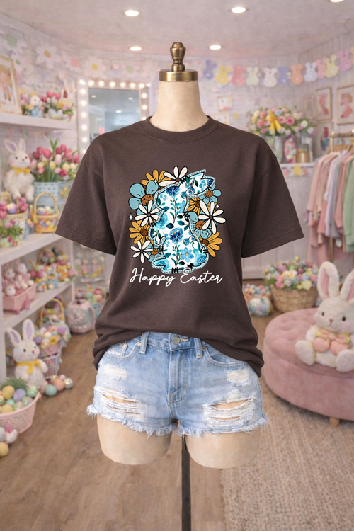 Load image 1 in gallery view. Boho Happy Easter