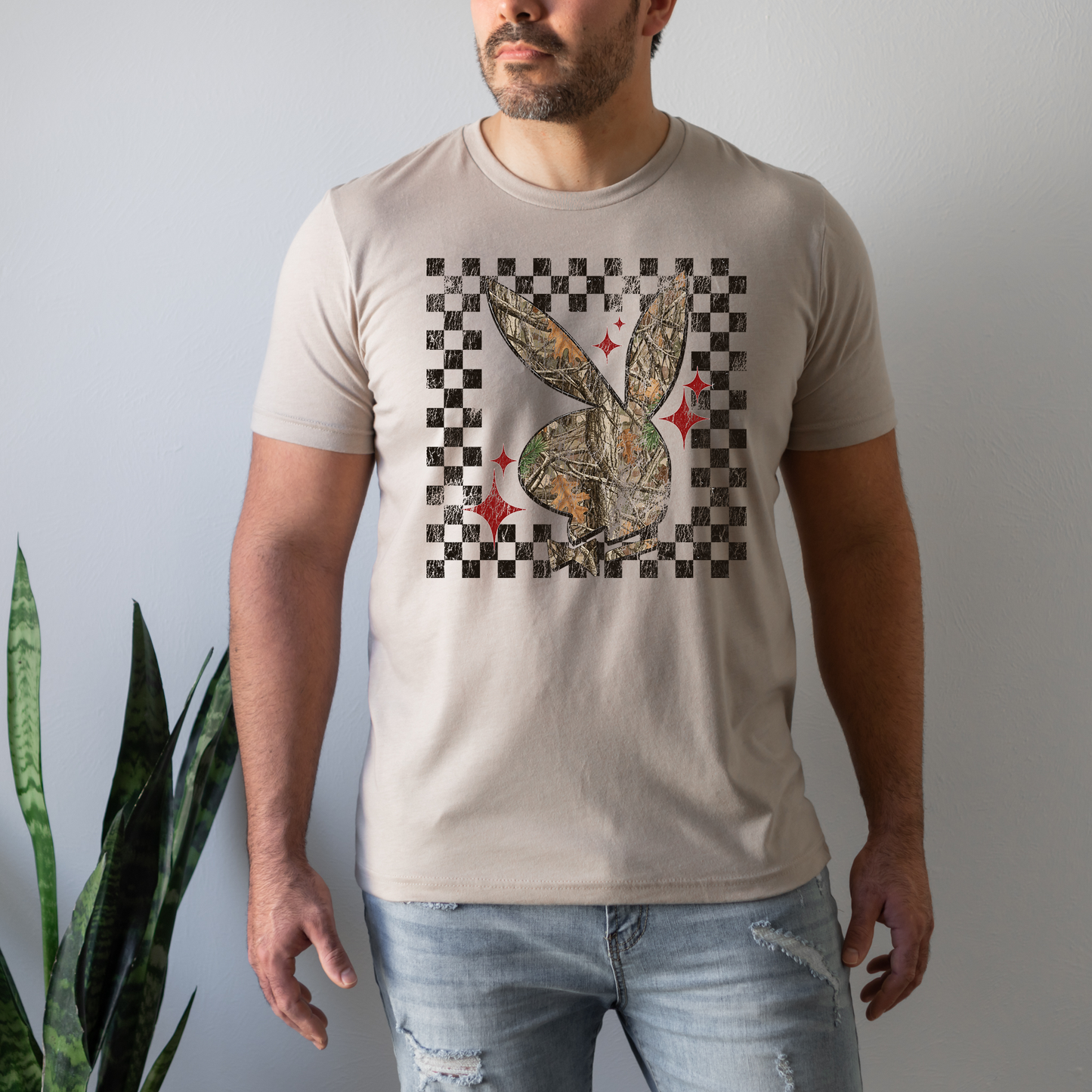 Camo Bunny Checkered