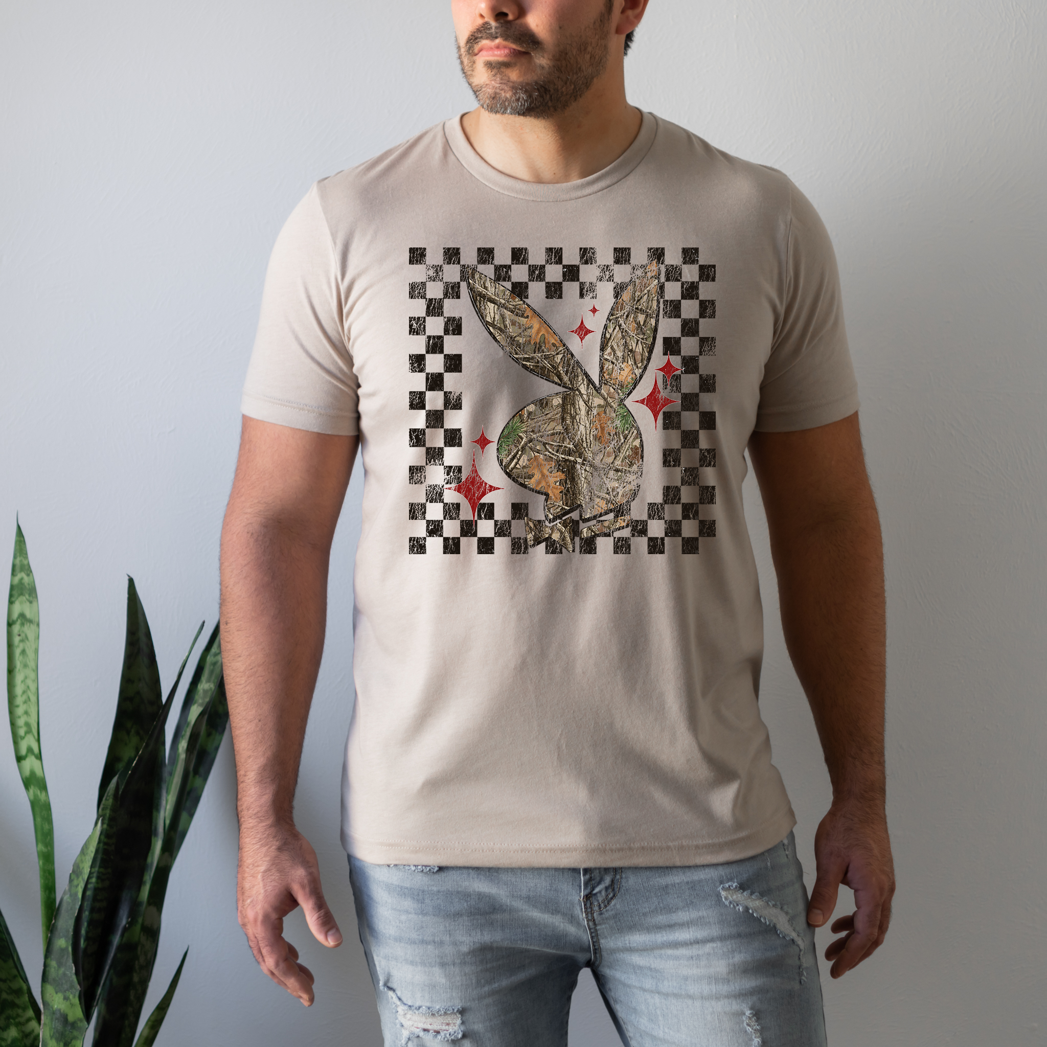 Camo Bunny Checkered