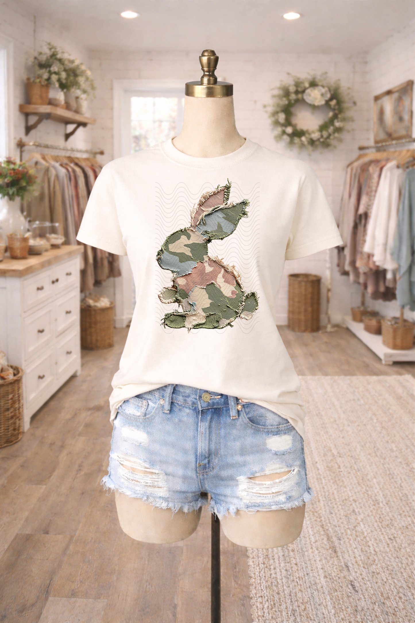 Camo Rag Bunny