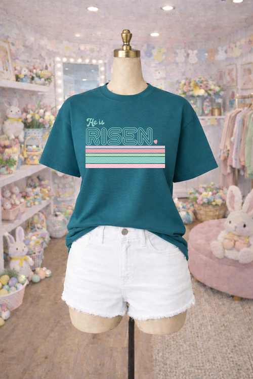 Load image 1 in gallery view. He Is Risen Retro