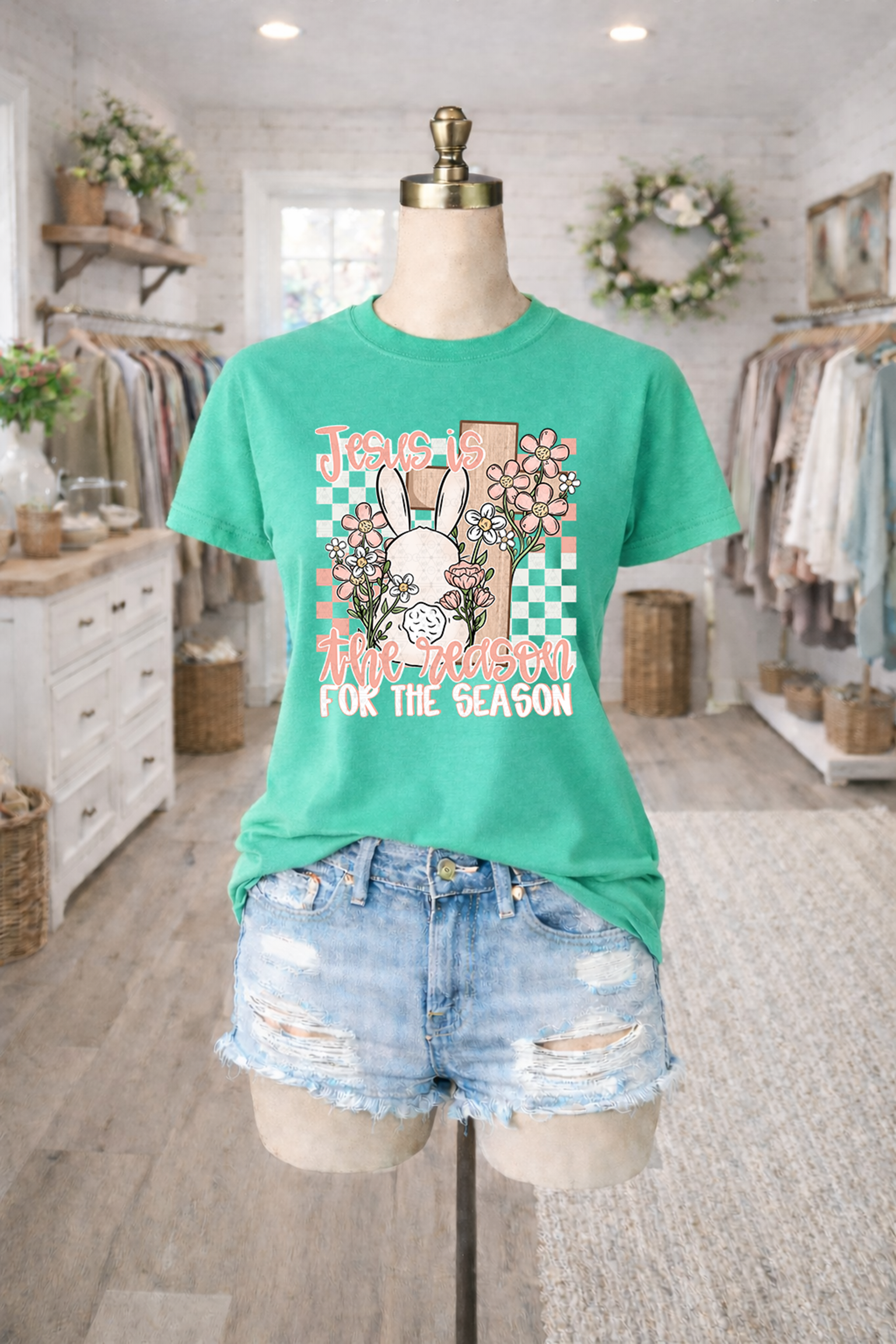 Jesus Is The Reason For The Season Checkered