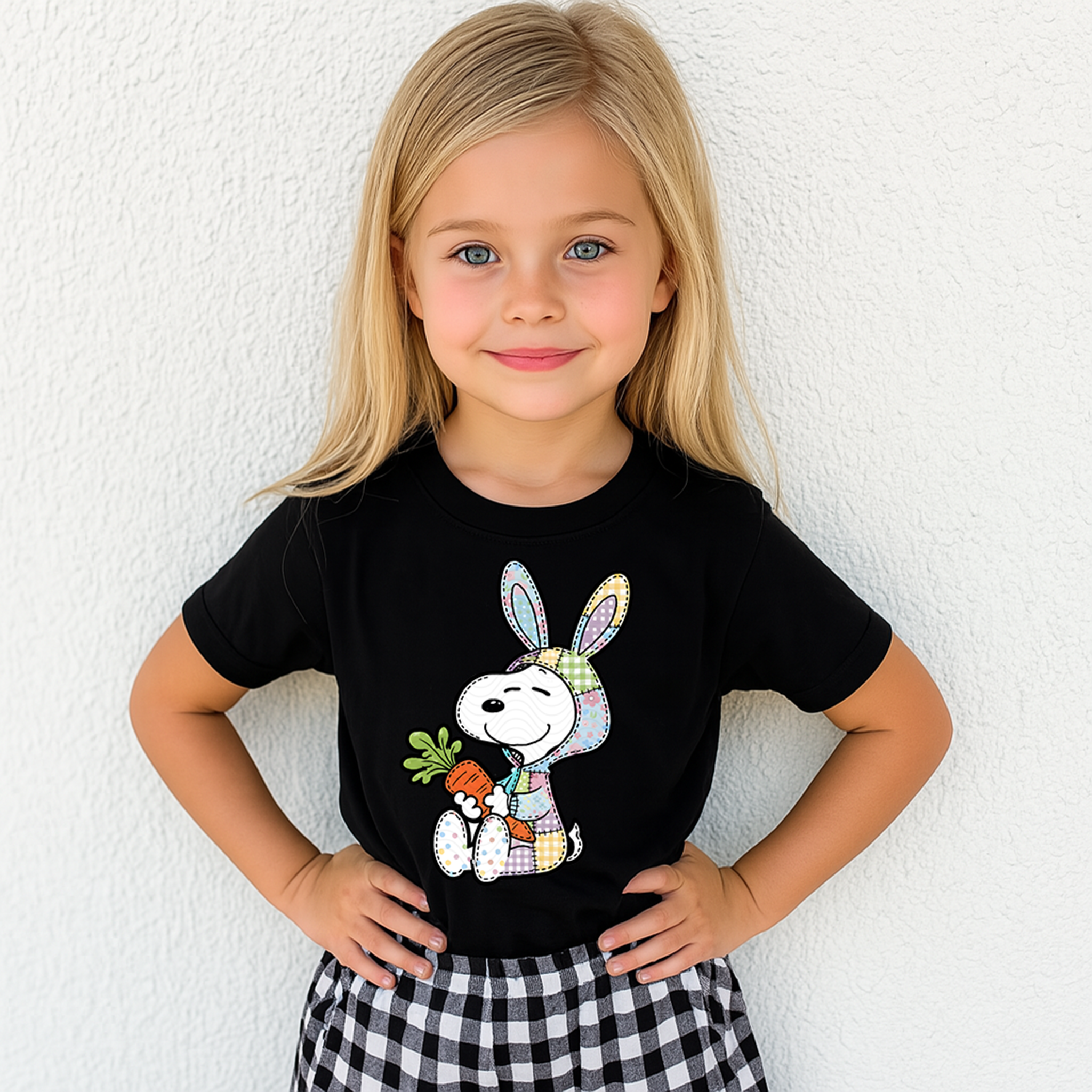 Patchwork Easter Snoopy