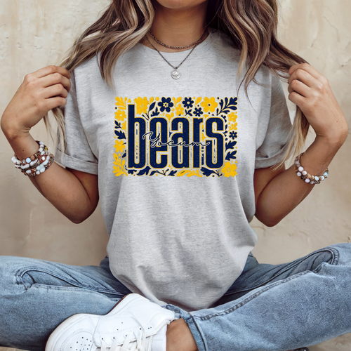 Load image 1 in gallery view. Boho Floral Bears