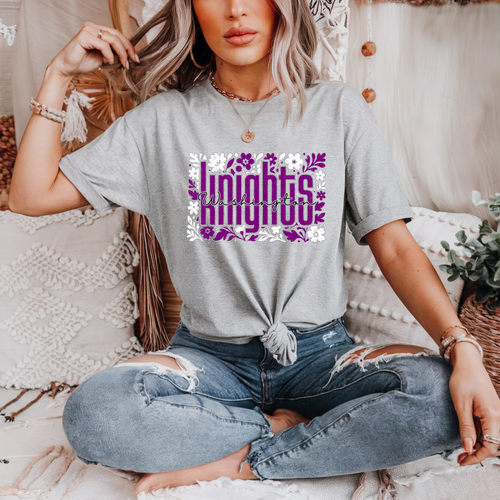 Load image 1 in gallery view. Boho Floral Knights