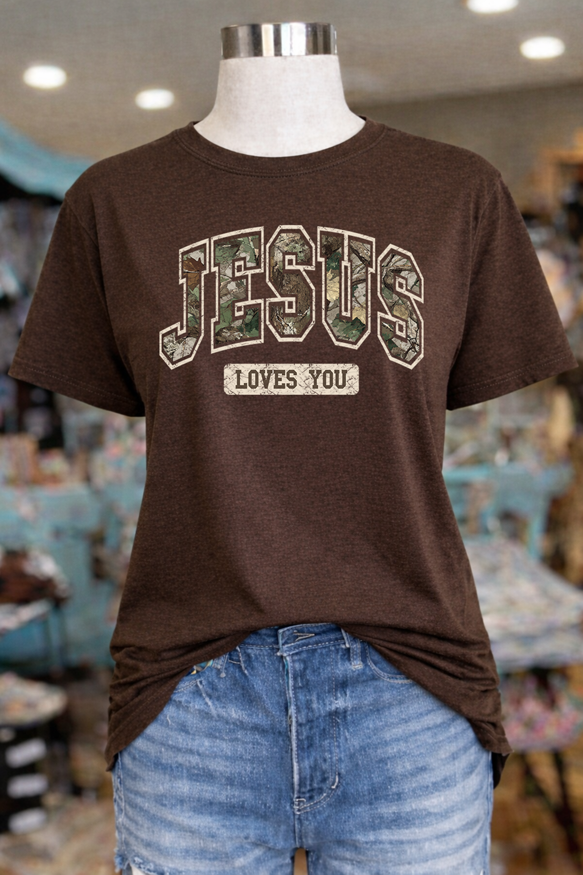 Camo Jesus Loves You