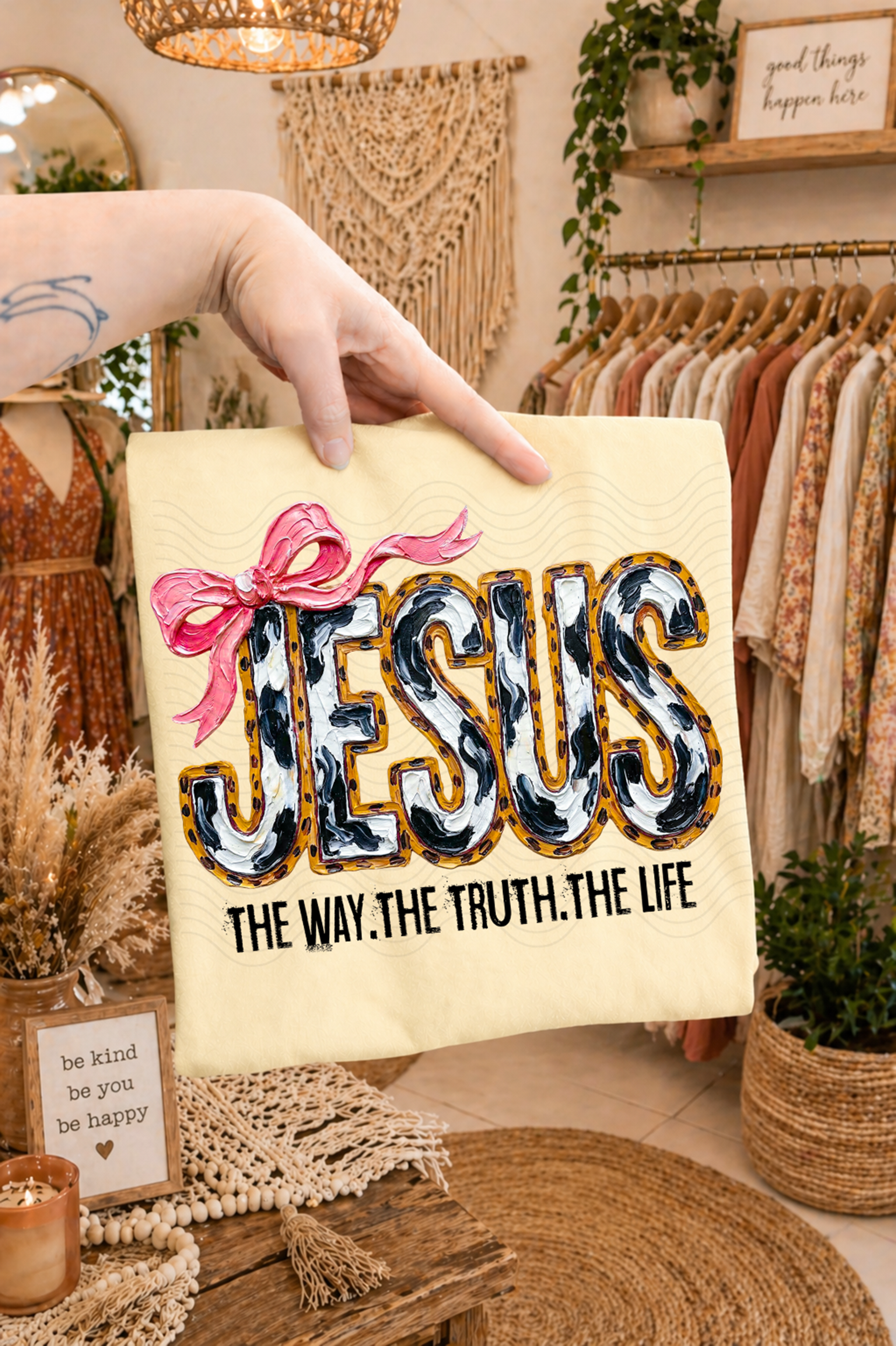 Painted Jesus The Way. The Truth. The Life.