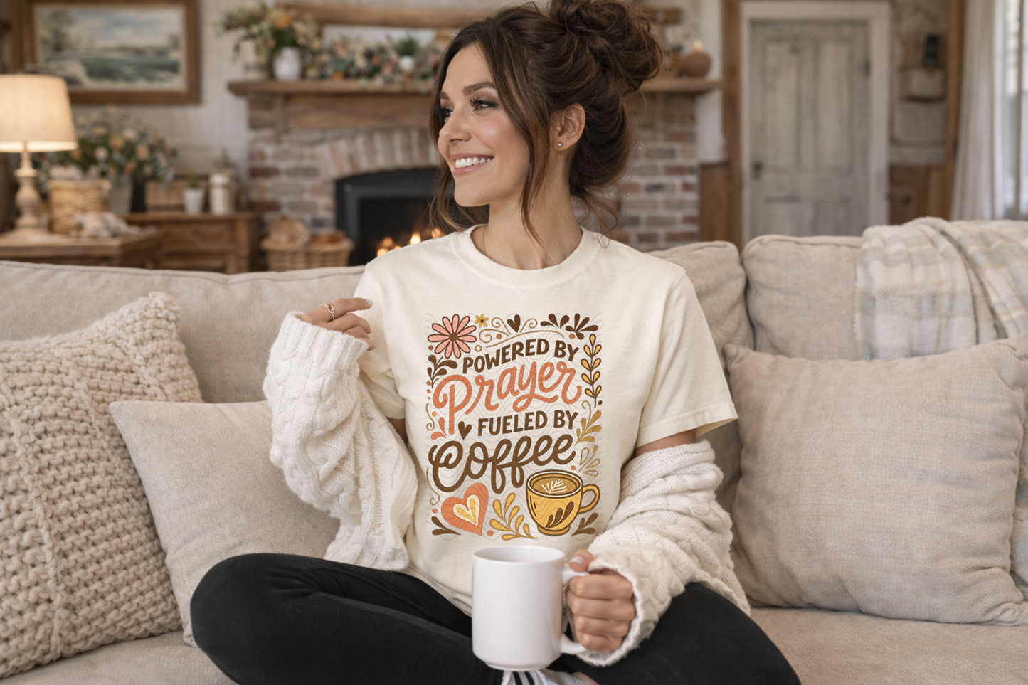 Powered By Prayer Fueled By Coffee