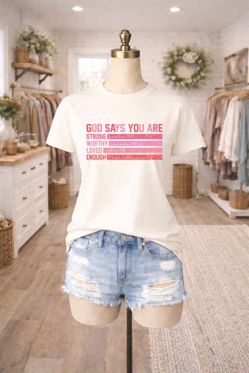 Load image 1 in gallery view. God Says You Are Pink