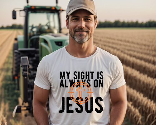Load image 1 in gallery view. My Sight Is Always On Jesus
