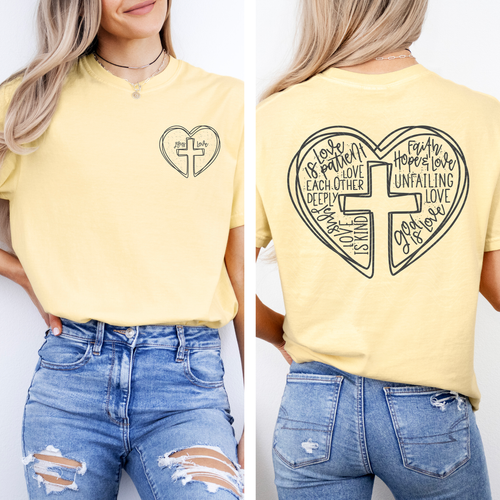 Load image 1 in gallery view. Jesus Love Heart