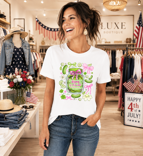 Load image 1 in gallery view. Preppy Jesus Is A Big Dill