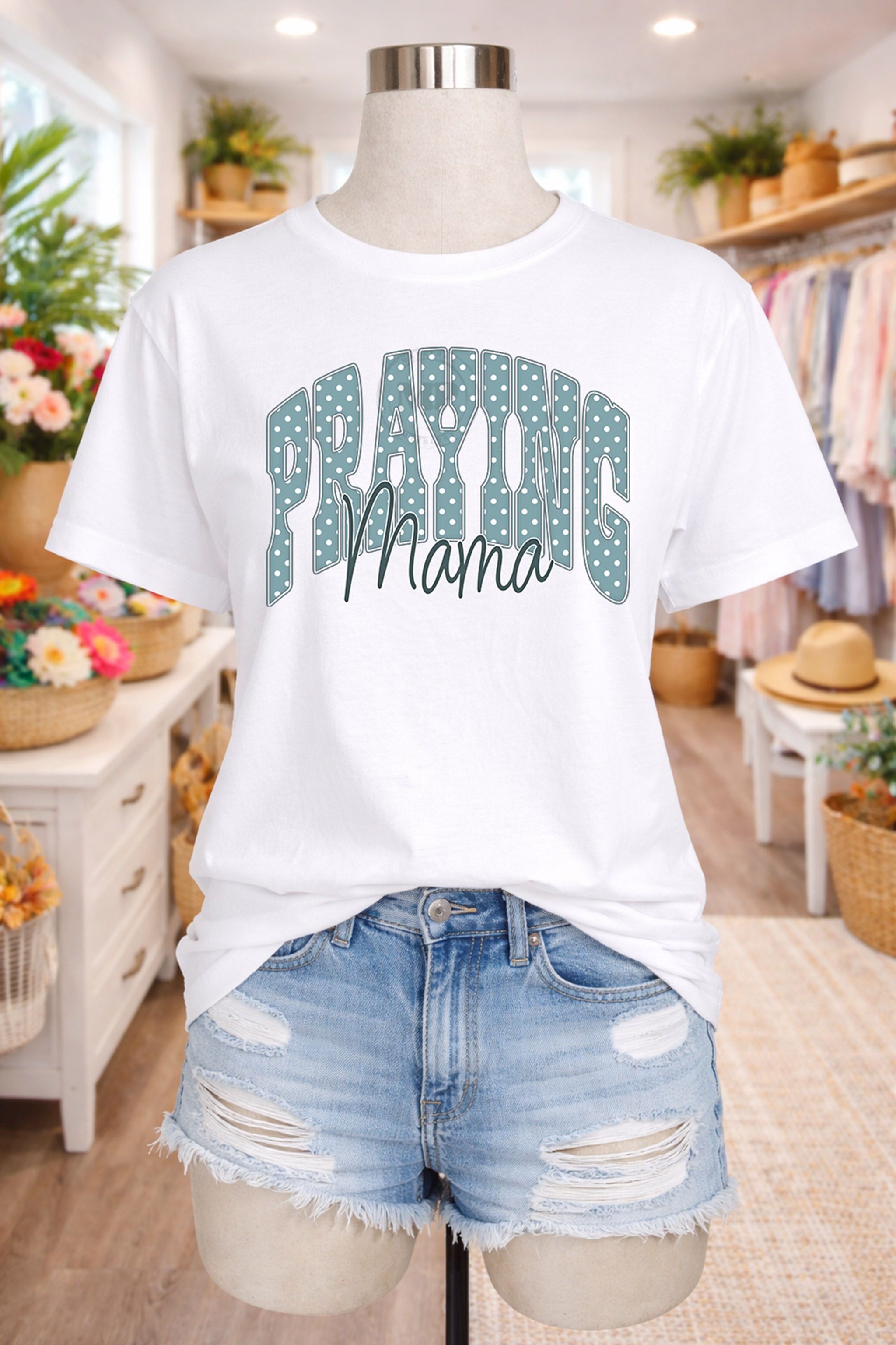 Polka Dot Praying Mama