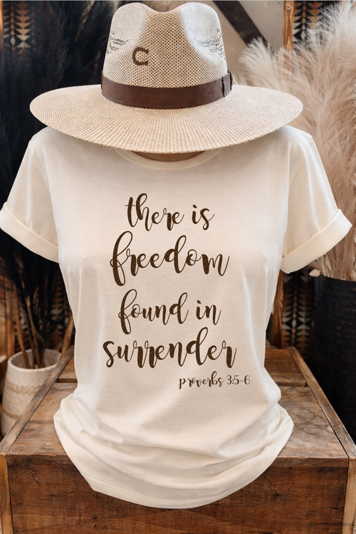 Load image 1 in gallery view. There Is Freedom Found In Surrender