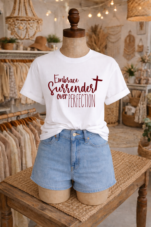 Load image 1 in gallery view. Embrace Surrender Over Perfection