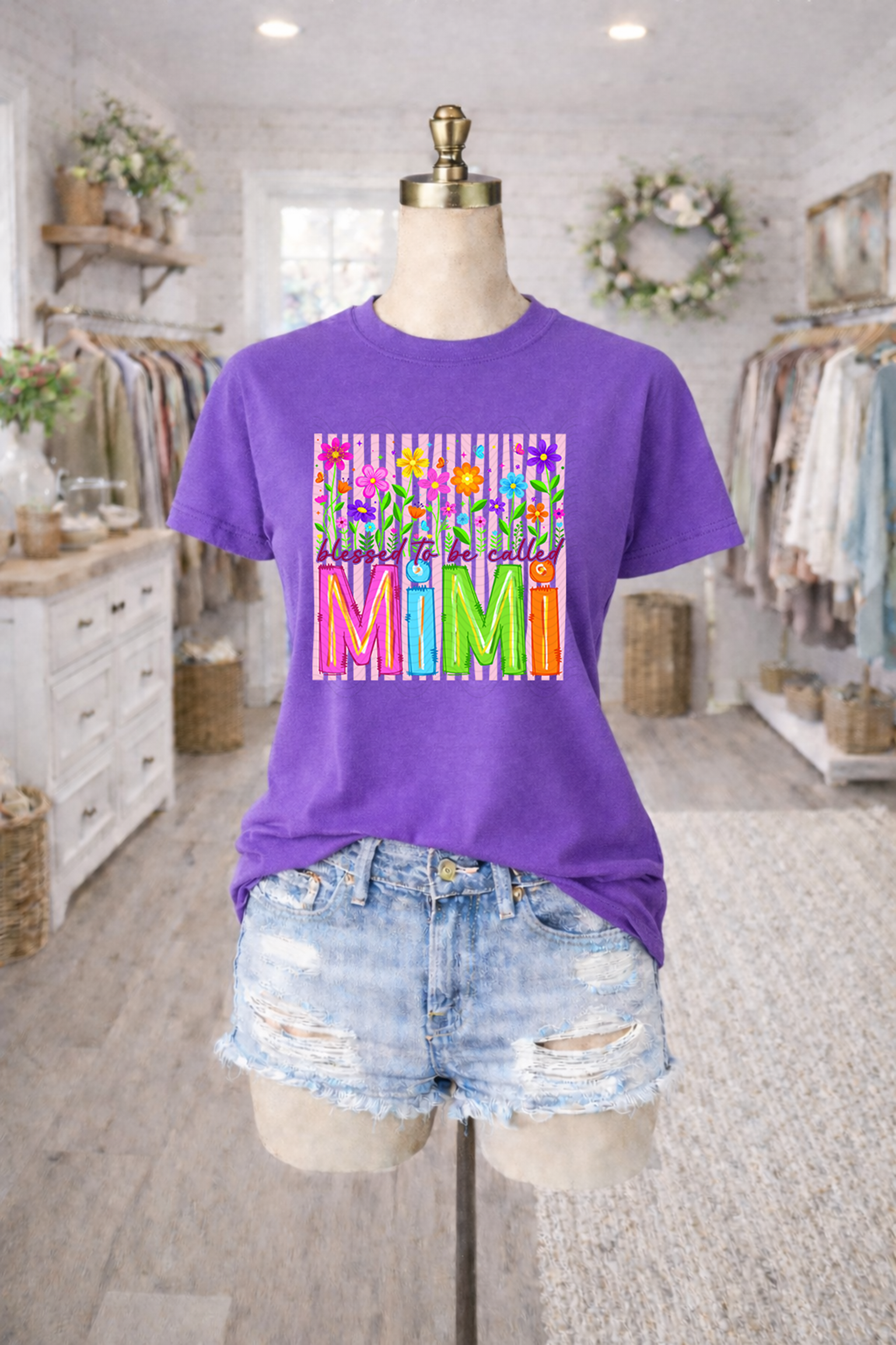Striped Blessed To Be Called Mimi